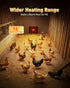140 11.81''x15.74'' PETNF Chicken Coop Heater Watts Radiant Heat Chicken Heater Energy Efficient Design Safer Than