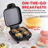 DASH Deluxe Egg Bite Maker with Silicone Molds, Keto & Paleo Friendly, (1 large, 4 mini) - Black for Breakfast