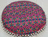 22 Inches Round Mandala Floor Pillow Cover Seating Cushion Throw Cover Ottoman Pouf Cover Pom Pom Pillow Cases Hippie