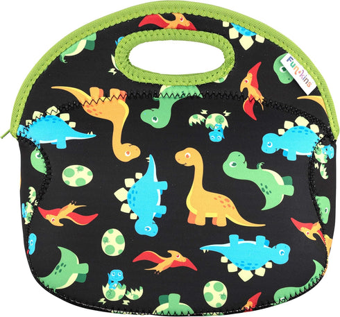 FUN KINS Insulated Lunch Bag for Kids, Spacious, Durable, Machine Washable, Premium