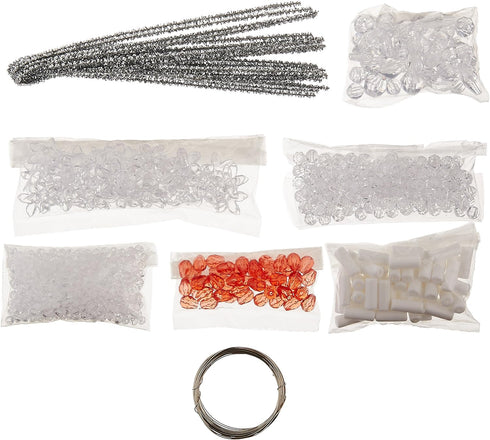 BOK-5932 The Beadery Holiday Beaded Ornament Kit, Christmas Chandeliers