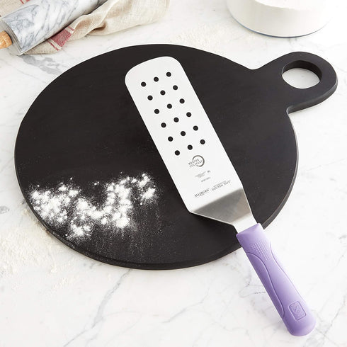 Mercer Culinary Millennia Turner/Spatula - 8 Inch x 3 Inch Blade, Purple Handle