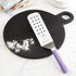 Mercer Culinary Millennia Turner/Spatula - 8 Inch x 3 Inch Blade, Purple Handle