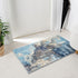 LUXE WEAVERS Abstract Distressed Area Rug, Blue, 2x3