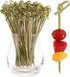 100 PCS Natural Bamboo Cocktail Picks, 4.7 Inch Toothpicks for Appetizers, Fancy Tooth Picks for Party Supplies