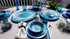 Radiance Teal Melamine 7.5" All Purpose Bowl Set of 6 - Deep Break-Resistant Bowls for Salad, Soup, Pasta, Snacks