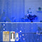 Lxhaung Icicle Lights 90 LED 10 ft Short Curtain Lights with 8 Modes