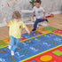 3x5' KC Cubs: Educational Rug: ABC Alphabet, Numbers & Shapes - Playmat - Interactive Play, Activity Area Carpet