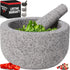Priority Chef Heavy Duty Extra Large Mortar and Pestle Set, 4 Cup,