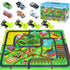 Mfmiudole Set 10 (4 6 Community 39.4"x59" Farm Play Rugs Gift - Vehicles Construction Trucks + Cars), Traffic Rug