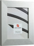 Craig Frames Bauhaus 200 Picture Frame, 5 x 7 Inch, Brushed Silver