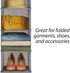 5 Closet Whitmor Section Organizer - Hanging Shelves with Sturdy Metal Frame