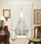 Today's Curtain Versailles Macrame Crushed Window Voile Panel - 84-Inch, Ecru