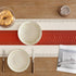 14 90 Inch 90 Inches ZeeMart Macrame Style Bicolor Stitching Table Runner, x Orange/Ivory, Boho Burnt Orange Fall Table