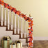 2 Pack Artificial Fall Maple Leaf Garland, Autumn Hanging Vines for Indoor Outdoor Wedding Thanksgiving Decor