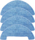 Smilefil 4pcs Replacement Mop Cloths for Coredy R750, R500, R550(R500+), R580, G800, G850 Robot Vacuum Cleaner