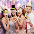 New Years Photo Booth Props, Pack of 20, Real Glitter, New Years Eve Party Supplies 2019