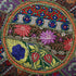 DK Homewares 22x22x14 Indian Vintage Patchwork Pouffe Floor Cushion Dark Green Round Foot Rest Living Room Cotton
