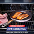 Blue Diamond Cookware 10" Frying Pan Skillet - Diamond Infused Ceramic Nonstick, PFAS-Free, Dishwasher Safe, Oven Safe,