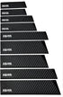 Asaya Professional Knife Edge Guards, Universal Blade Covers, Extra Strength ABS Plastic, BPA-Free Felt Lining, 9Pcs