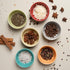 Now Designs Canyon Ceramic Pinch Bowl Set, Set of 6 Soy Sauce Dish, 2 oz