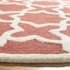 2' 3' CAM125L SAFAVIEH Cambridge Collection x Rust / Ivory Handmade Moroccan Premium Wool Accent Rug
