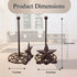 Country Countertop Countertop BestGiftEver Metal Star Rustic Paper Towel Holder - Freestanding Kitchen Decor