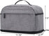 VOSDANS 4 Slice Toaster Cover, Gray, 2-in-1 Toaster Bag with Pockets, Machine Washable, Patent Design