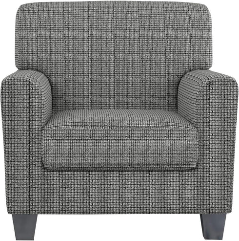 ZNSAYOTX 2 Piece Chair Covers for Living Room with Arms Anti Slip