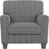 ZNSAYOTX 2 Piece Chair Covers for Living Room with Arms Anti Slip