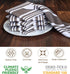 Set 8, 12x12 Inch Urban Villa Cotton Dish Cloth of Highly Absorbent Super Soft Quick Drying Dish Cloths for Kitchen
