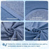 CHOSHOME Cooling Blanket for Hot Sleepers, Lightweight Summer Cold Thin Blanket for Sleeping, Queen Size, Blue