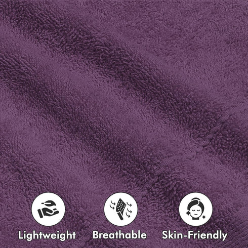 Novo Home Pack 12 100% (12x12 inch) Face Towels of Cotton Wash Cloths Soft, Quick Dry & Highly Absorbent Hand Towels