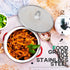Homestia Splatter Screen for Kitchen - 304 Stainless Steel Fine Mesh Grease Splatter Guard, 13” Diameter