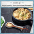 Home Acre Designs Spoon Rest for Kitchen Counter, White Ceramic Spoon Holder for Cooking & Counter Protection