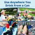 Complete Cover Easy Tab Opener 36PK Beverage Barricade 2.0 by Avant Grub - Colorful Drink Can Protector Cap