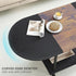 2-Tier Coffee Tables, Modern Center Table with Storage Shelf, Table for Living Room, Modern Two-Tone Design (Mixed