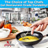 Chef Grade Extra Strong 8 Inch French Coil Whisk, Best Metal Galaxy Kitchen Whisk for Mixing Gravy