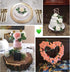 Meiliy 60pcs Bulk Artificial Greenery Rose Leaves for DIY Wedding Bouquets, Centerpieces, Party Decorations, Rose Vine