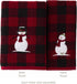 SKL Home Christmas/Gift Woodland Winter Snowman Bath Towel, Red