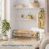 2 Closet, 28 42, Closet, 12 Gewudraw Tier Shoe Organizer, Shoe Rack for Metal Shelf Can Expandable to for Bedroom
