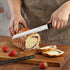 HIA Stainless Steel 8 Inch Serrated Bread Knife, Perfect for Homemade Bread and Cake, Knife Cover Included