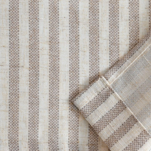 24 Inch 2 Vangao Stripe Farmhouse Kitchen Curtains Length Linen Cafe Curtains Tickingstripe Tier Drapes Pinstripe