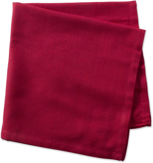 DII Variegated Tabletop Collection Napkin Set, 20x20, Tango Red, 6 Piece
