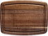 Acacia Wood Cutting Board, Small 8" x 6" x 5/8" with Juice Groove for Kitchen Use