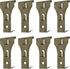 NACETURE Brick Hook Clips (8 Pack) - Fits 2-1/4 to 2-2/5 Inch Bricks, Requires More Than 1/8” Brick Wall Cement Gap