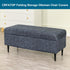 Bands,M,08 CRFATOP Printed Rectangle Ottoman Stool Cover Stretch Folding Storage Footstool Bench Slipcovers Upholstered