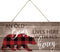 An Old Bear Lives Here With His Honey Wooden Sign, 5x10