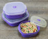Reston Lloyd Adjustable Microwave Storage Set with Vent on Lids, Multiple Sizes, Purple