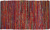 Cotton Multi Chindi Hand Woven Rugs 24x36 inch, Multi Color, Indoor/Outdoor, 2'x3', Machine Washable
